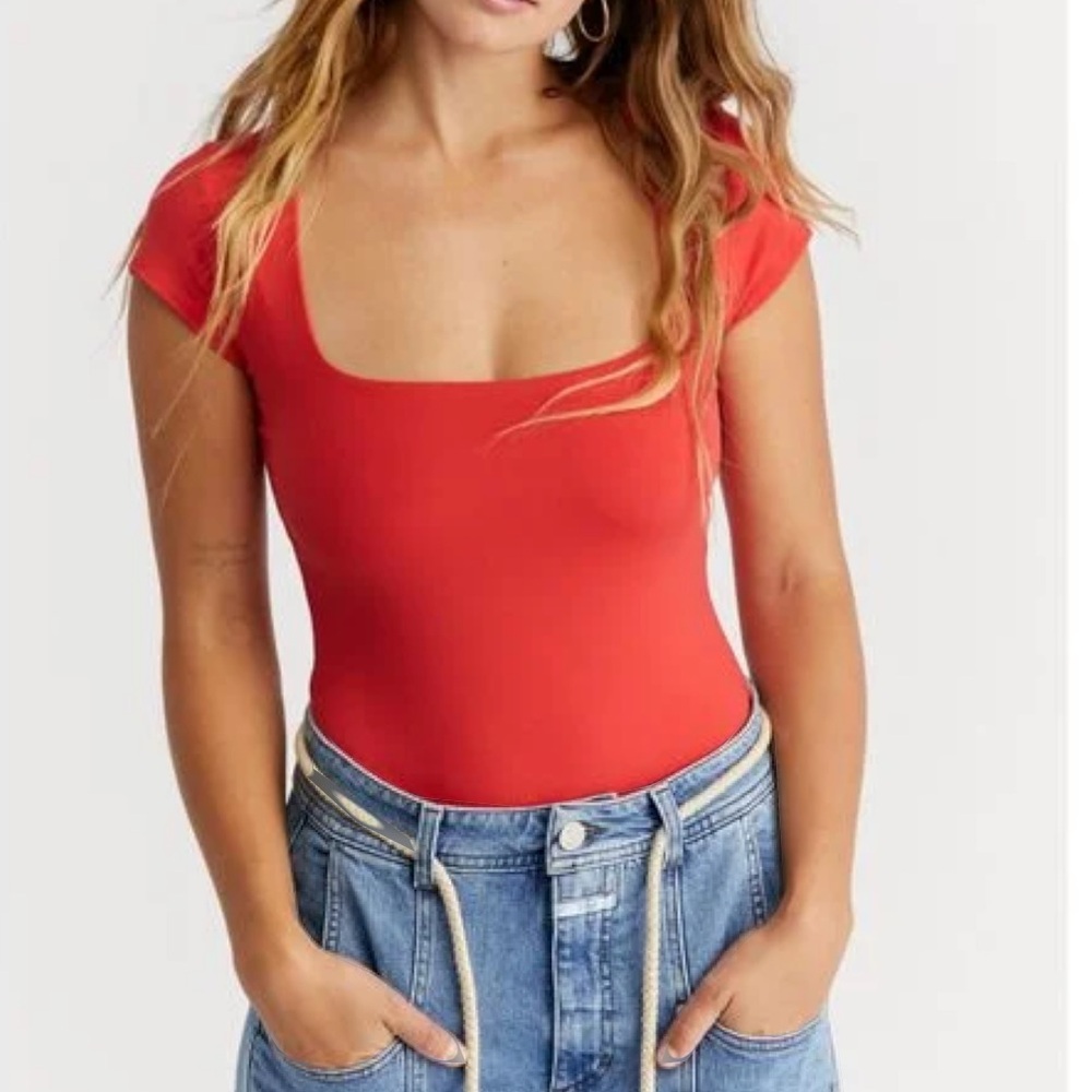 Free People Fair and Square Bodysuit